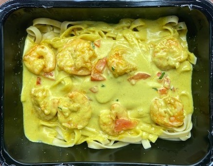 TAGLIATELLE  MET SCAMPI